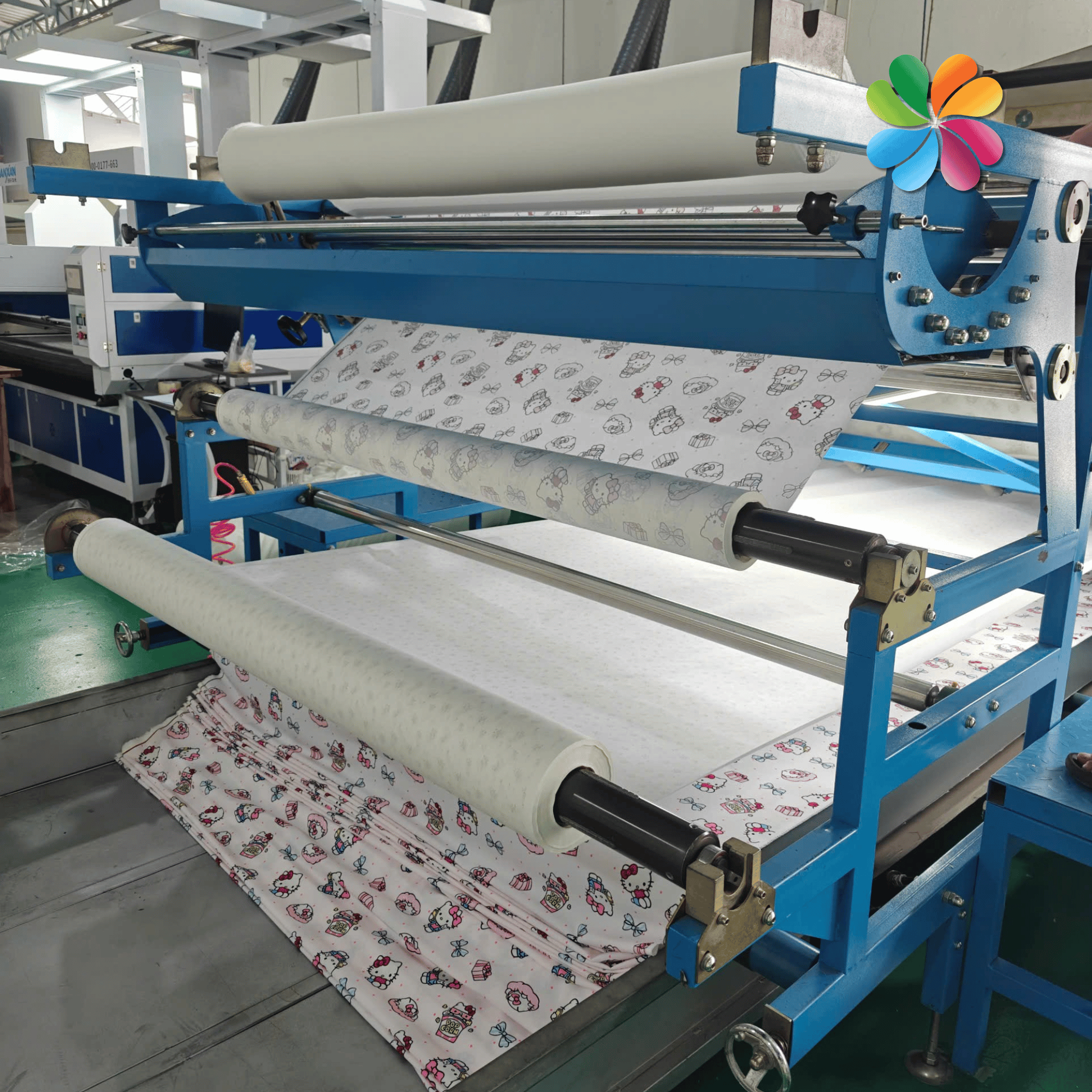 Ảnh in vải cuộn, vải cây 1