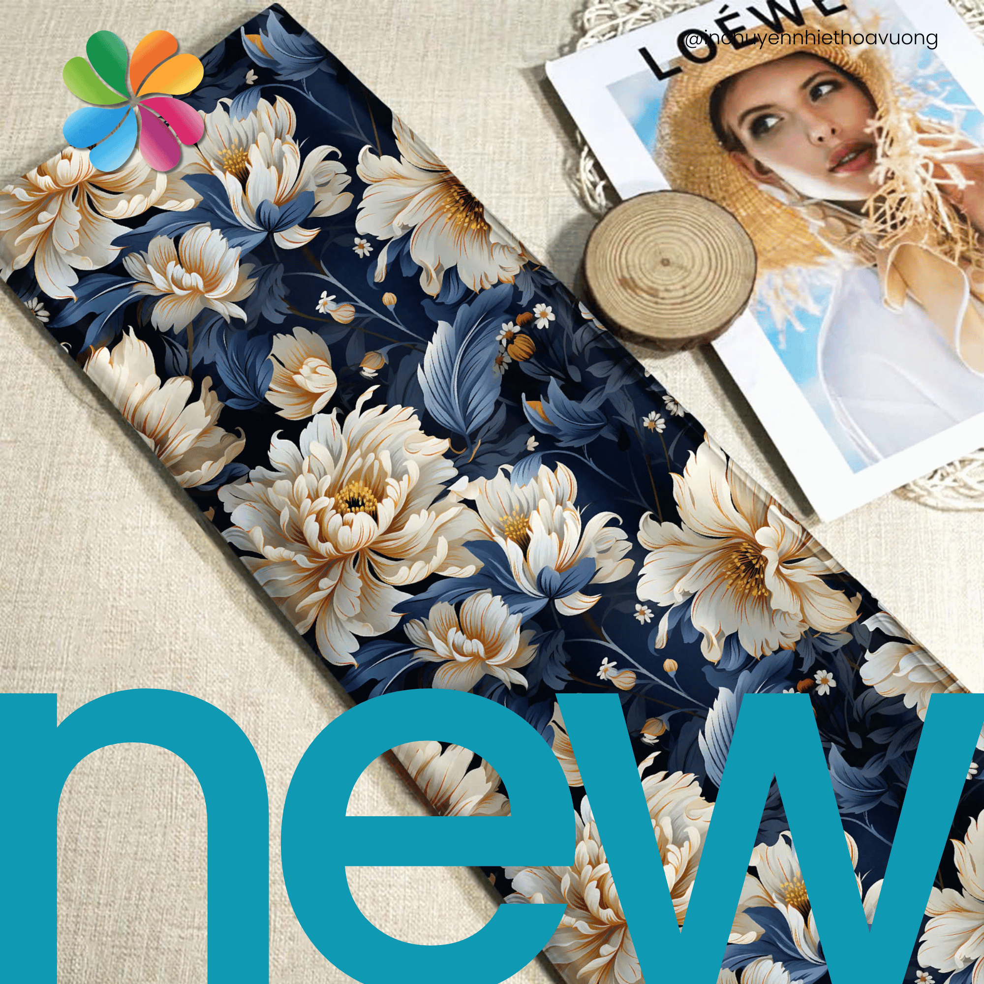 Poster Vải cuộn, vải cây